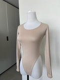 Ascetique long sleeves beige Top