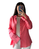 Lakruna pink button up Top