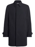 Zegna Trofeo elements black trench coat