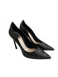 Dior Black Leather Cherie Pumps