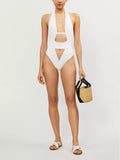 AGENT PROVOCATEUR Anja cutout swimsuit