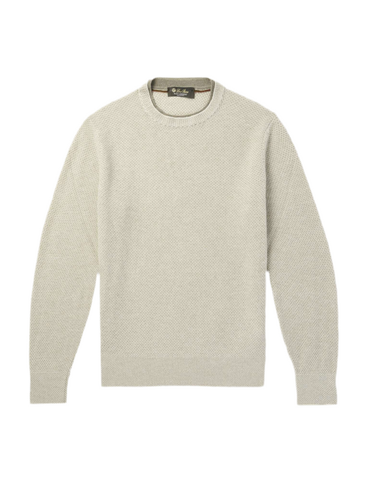 Loro Piana beige baby cashmere sweater