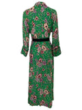 Pinko green floral dress