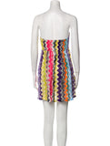 Missoni printed tube mini dress