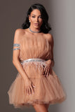 Lorreti BARBIE TULLE mini dress