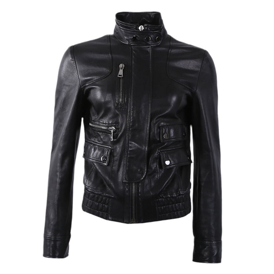 Dolce & Gabbana lambskin Biker Leather Jacket