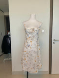 Manera Odevatca white floral Dress