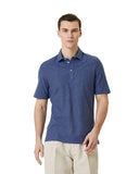 Brunello Cucinelli blue polo shirt