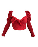 Bardot Red top