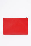 Givenchy 'Bambi' Red Leather Clutch Bag