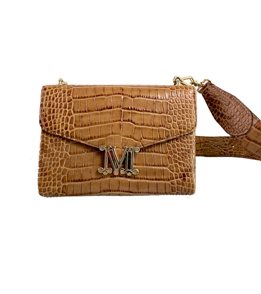 Max Mara brown sling bag