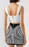 Balmain white cropped top