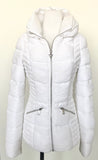 Guess white puffer jacket