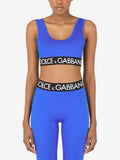 Dolce&Gabbana blue sports bra