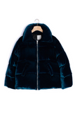 Sandro Velvet Puffer Jacket