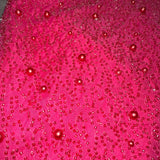 Oh Polly pink beaded dress