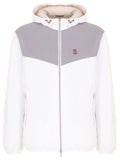 Brunello Cucinelli white water resistant hooded jacket