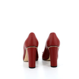 New Gucci Escarpins leather dark red pumps