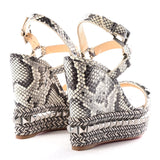 Christian Louboutin Python Wedge sandals