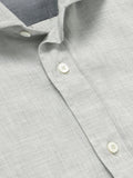 Brunellio Cucinelli grey slim fit button up shirt