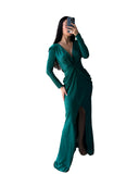 Ana Radu green long Dress