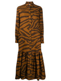 Mara Hoffman tiger print maxi dress