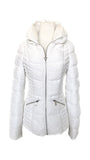 Guess white puffer jacket