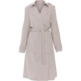 Elie Tahari Tiana Beige Trench Coat