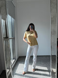 Brunello Cucinelli yellow top