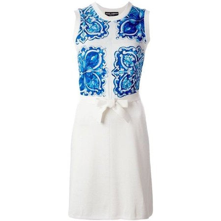 Dolce & Gabbana Majolica Print Dress