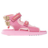 New Chanel pink gladiator sandals