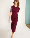 Cynthia Rowley x Anthropologie stripes long dress