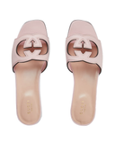 Gucci GG cut out leather sandals