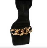 Versace Medusa Chain leather sandals