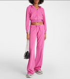 Balenciaga BB motel hoodie and sweatpants pink set