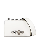 ALEXANDER MCQUEEN Jeweled Mini Satchel Bag in Ivory