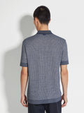 Zegna gray polo shirt