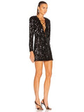 DANIELE CARLOTTA Sequin Mini Dress