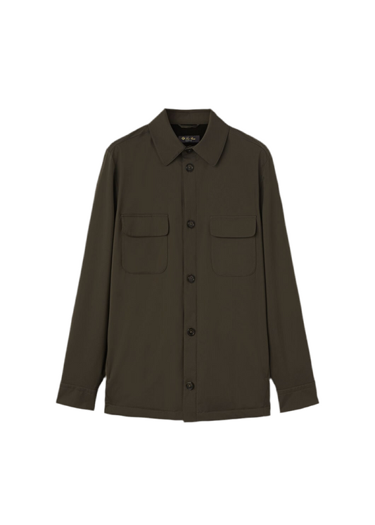 New Loro Piana brown overshirt