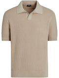 Zegna light brown polo shirt