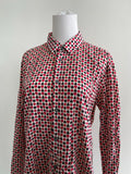 Moschino card print blouse Top