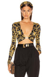 Versace Brocade Crop Top