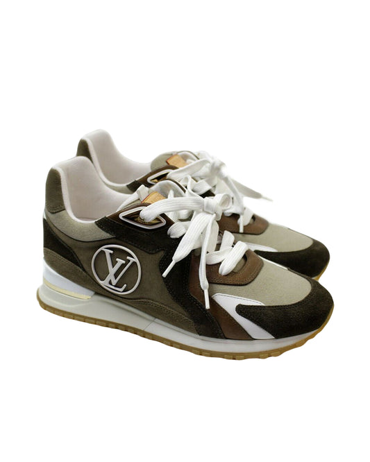 Louis Vuitton Run Away khaki sneakers