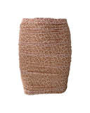 Oh Polly leopard print ruched skirt