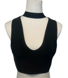 Revolve black v-neck top