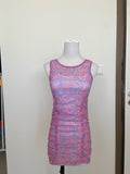 Revolve pink mesh dress