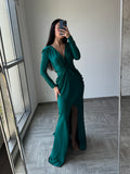 Ana Radu green long Dress