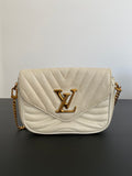 Louis Vuitton white wave shoulder bag