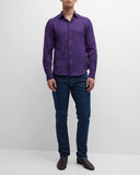 Giorgio Armani purple shirt