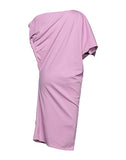 The Attico pink one shoulder dress